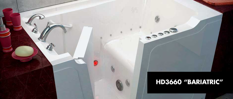 36x60 Bariatric Walk-In Bathtubs